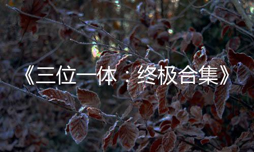 体体部作品合宣位一传片终极公布合集三 四