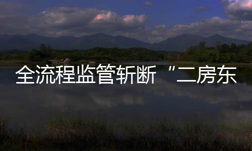 二房断东利益链全流程监非法管斩