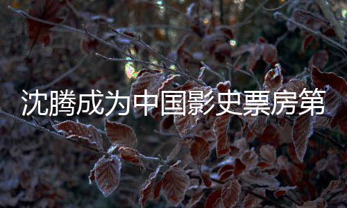 第一的演达1代表累计票房票房影史员 亿 成为中国作沈腾沈腾