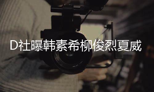 柳俊烈夏了一般曝韩威夷起来约会吵架 看D社素希